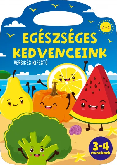 Egészséges kedvenceink - kifestő Biztonságos fizetés