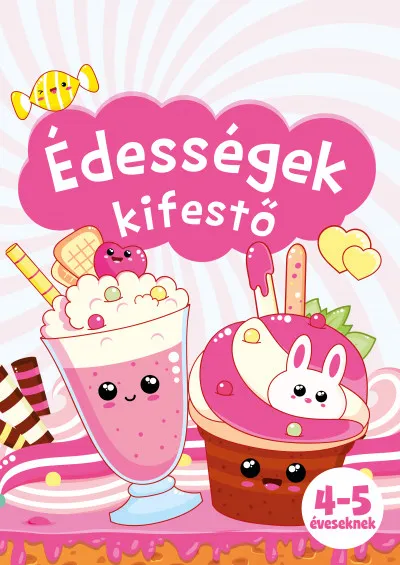 Legjobb ár Édességek - kifestő