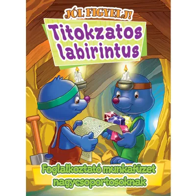 Gyors szállítás Titokzatos labirintus - Foglalkoztató munkafüzet nagycsoportosoknak