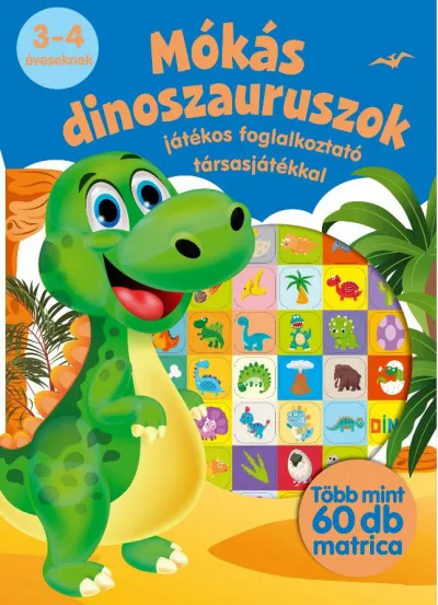 Mókás dinoszauruszok - Játékos foglalkoztató társasjátékkal Gyors szállítás