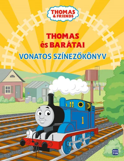 Expressz kézbesítés Thomas és barátai - Vonatos színezőkönyv