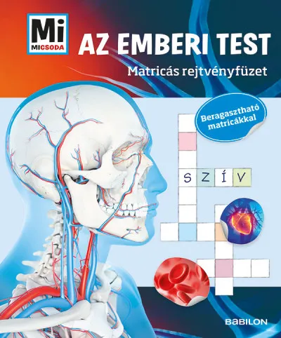 Exkluzív ajánlat Mi MICSODA - Az emberi test - Matricás rejtvényfüzet - Beragasztható matricákkal