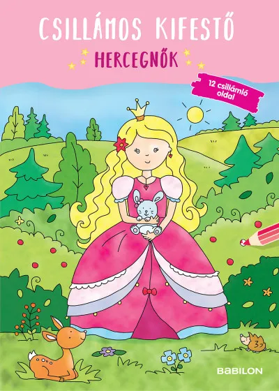 Csillámos kifestő - Hercegnők Kihagyhatatlan ajánlat