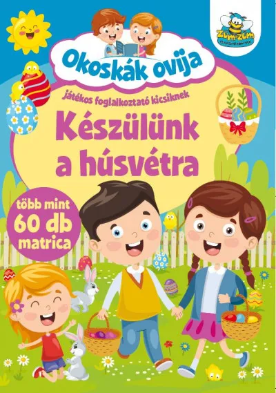 Szuper ajánlat Okoskák ovija - Készülünk a húsvétra - Több mint 60 db matrica