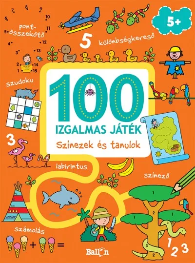100 izgalmas játék - Színezek és tanulok Szezonális akció