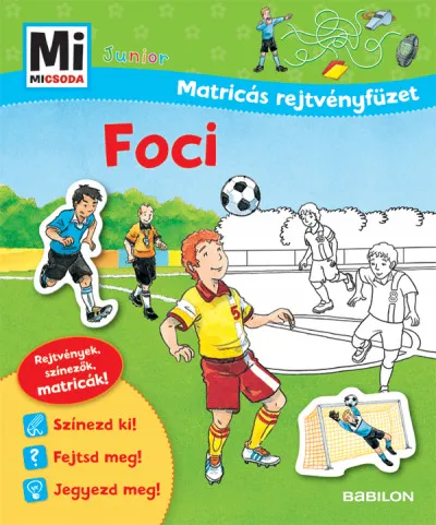 Foci - Mi Micsoda Junior Matricás rejtvényfüzet Exkluzív ajánlat