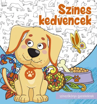 Árengedmény Színes kedvencek - Színezőkönyv gyerekeknek