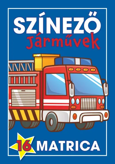 Olcsó Színező - Járművek