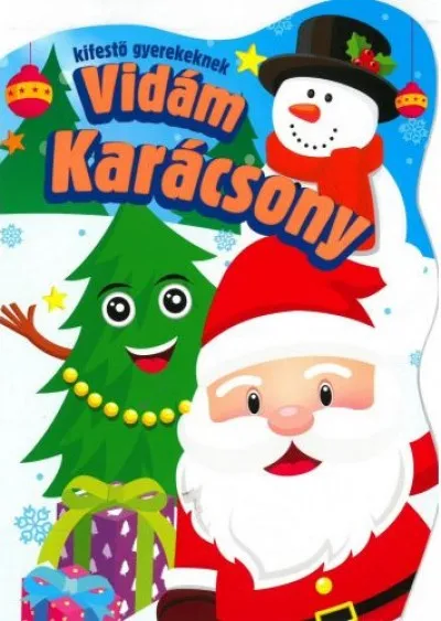 Vidám karácsony - Kifestő gyerekeknek Kiárusítás