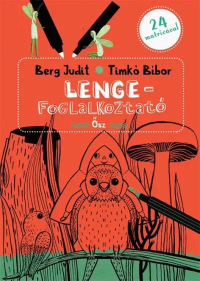 Újdonság Lenge-foglalkoztató - Ősz - 24 matricával