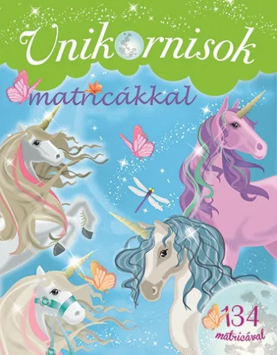 Unikornisok matricákkal - Zöld Alacsony ár