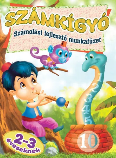 Számkígyó - Számolást fejlesztő munkafüzet 2-3 éveseknek Szezonális akció