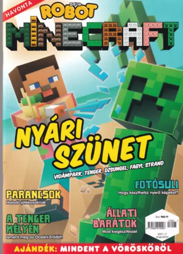 Árcsökkenés Robot Minecraft 2017/7 augusztus