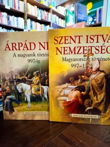 Végkiárusítás Magyar történelem gyerekeknek 2 darabos csomag: Árpád népe - A magyarok története 997-ig, Szent István nemzetsége - Magyarország története 997-1301