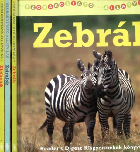 Szezonális akció 3 db Szórakoztató állatvilág (Reader's Digest kisgyermekek könyvtára)