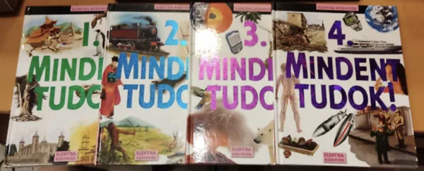 Mindent tudok 1-4. (I-IV.) (Elektra könyvek) Szuper akció