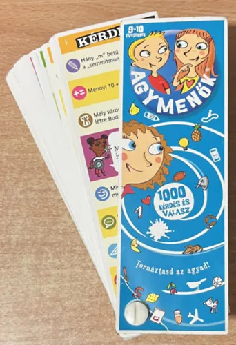 Nézd meg most Agymenők: 1000 kérdés és válasz 9-10 éveseknek (kék)