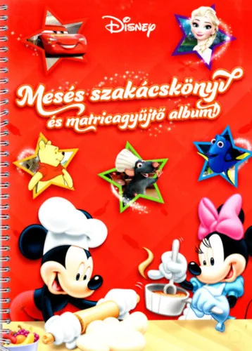 Biztonságos vásárlás Mesés szakácskönyv és matricagyűtjő album ( Disney - SPAR )