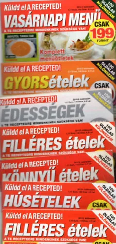 Outlet 10 db Küldd el a receptedet különszám