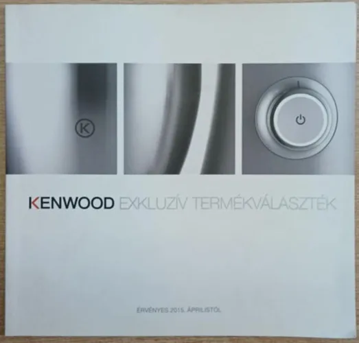 Outlet Kenwood exkluzív termékválaszték (katalógus)