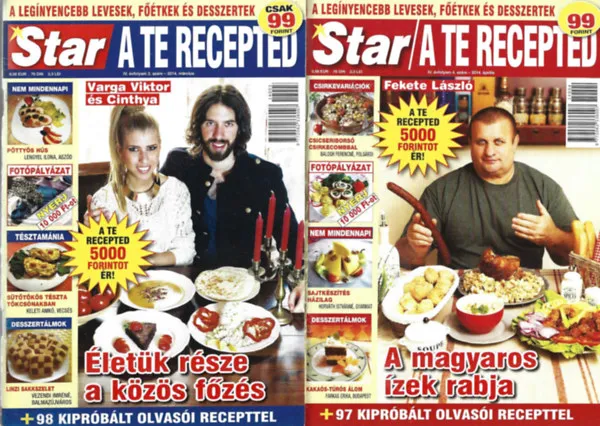4 db Star/A te recepted, 2014. március, 2014. április, 2014. június, 2014. július Szuper ajánlat