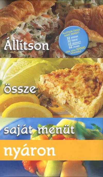 Állítson össze saját menüt nyáron Vedd meg online