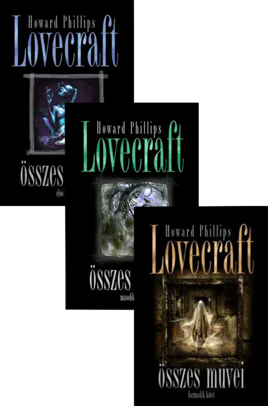 Howard Phillips Lovecraft összes művei 1-3. Biztonságos fizetés