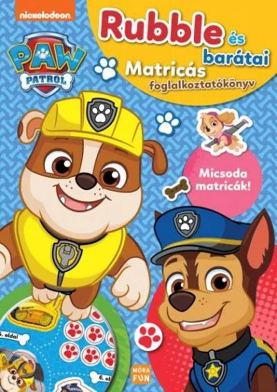 Olcsó Mancs őrjárat - Rubble és barátai - Matricás foglalkoztatókönyv