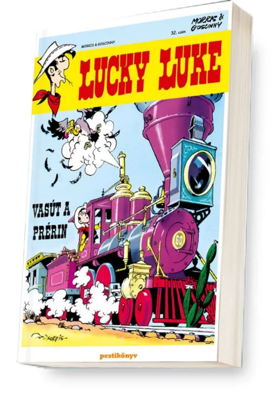 Azonnal elérhető Lucky Luke 32.: Vasút a prérin (képregény)