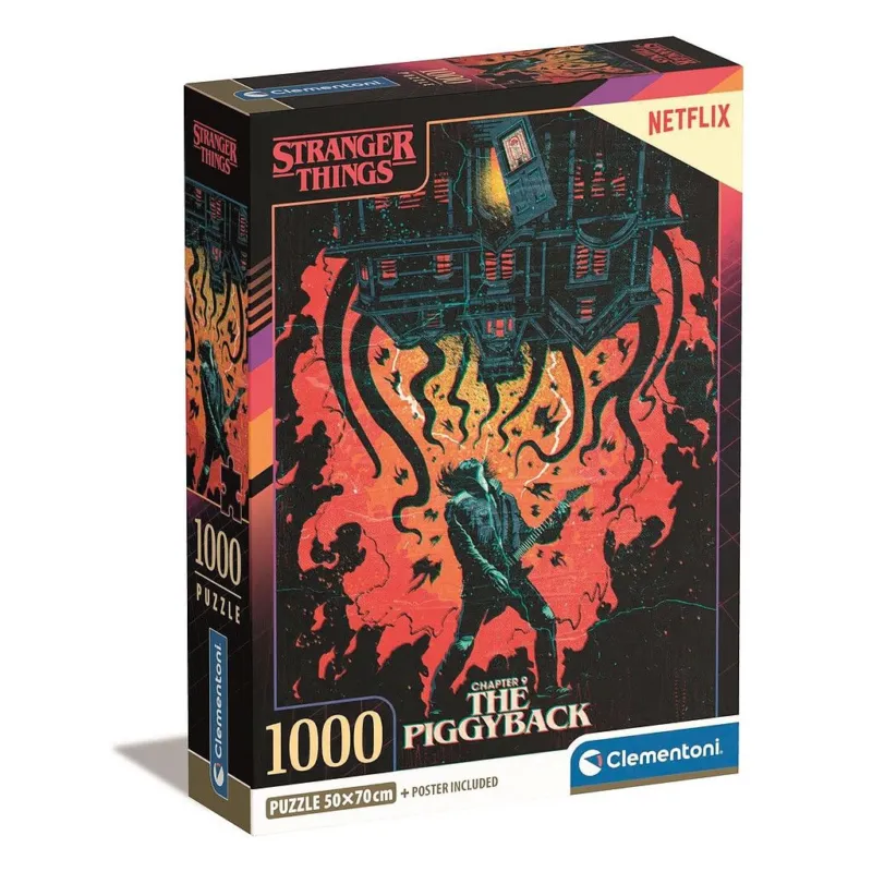 Stranger Things Piggyback 1000 db-os Compact puzzle Clementoni Akció