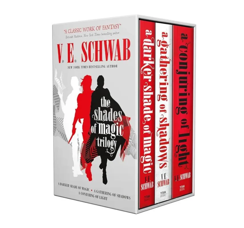The Shades of Magic trilogy slipcase: A darker Shade of Magic - A Gathering of Shadows - A Conjuring Azonnal elérhető