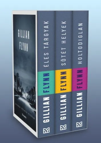 Korlátozott ajánlat Gillian Flynn regények díszdobozban - Éles tárgyak, Sötét helyek, Holtodiglan