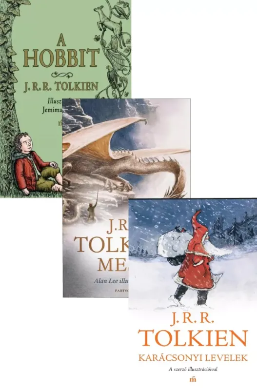 Karácsonyi levelek - a szerző illusztrációival + J.R.R. Tolkien meséi + A hobbit - Jemima Catlin illusztrációival Vásárlói kedvenc
