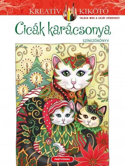 Gyors kiszállítás Cicák Karácsonya - Színezőkönyv