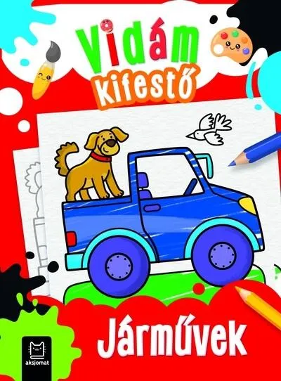 Expressz szállítás Vidám kifestő - Járművek