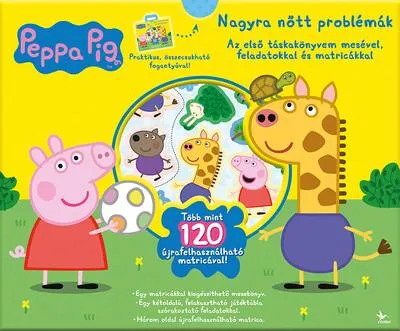 Peppa malac: Nagyra nőtt problémák - Táskakönyv - Az első táskakönyvem mesével, feladatokkal és matricákkal Csak ma
