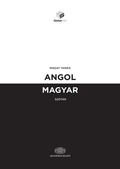 Angol-magyar szótár + online szótárcsomag 2021. (kemény) Csak ma
