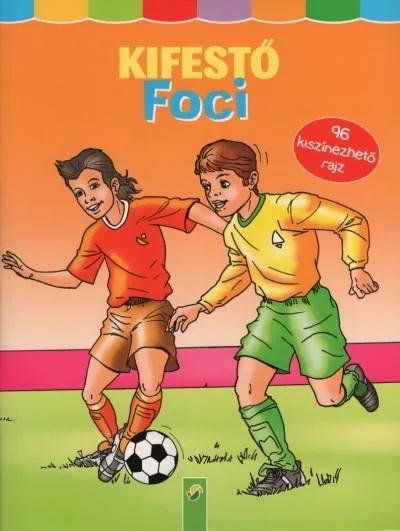 Olcsó Kifestő Foci - 96 kiszínezhető rajz