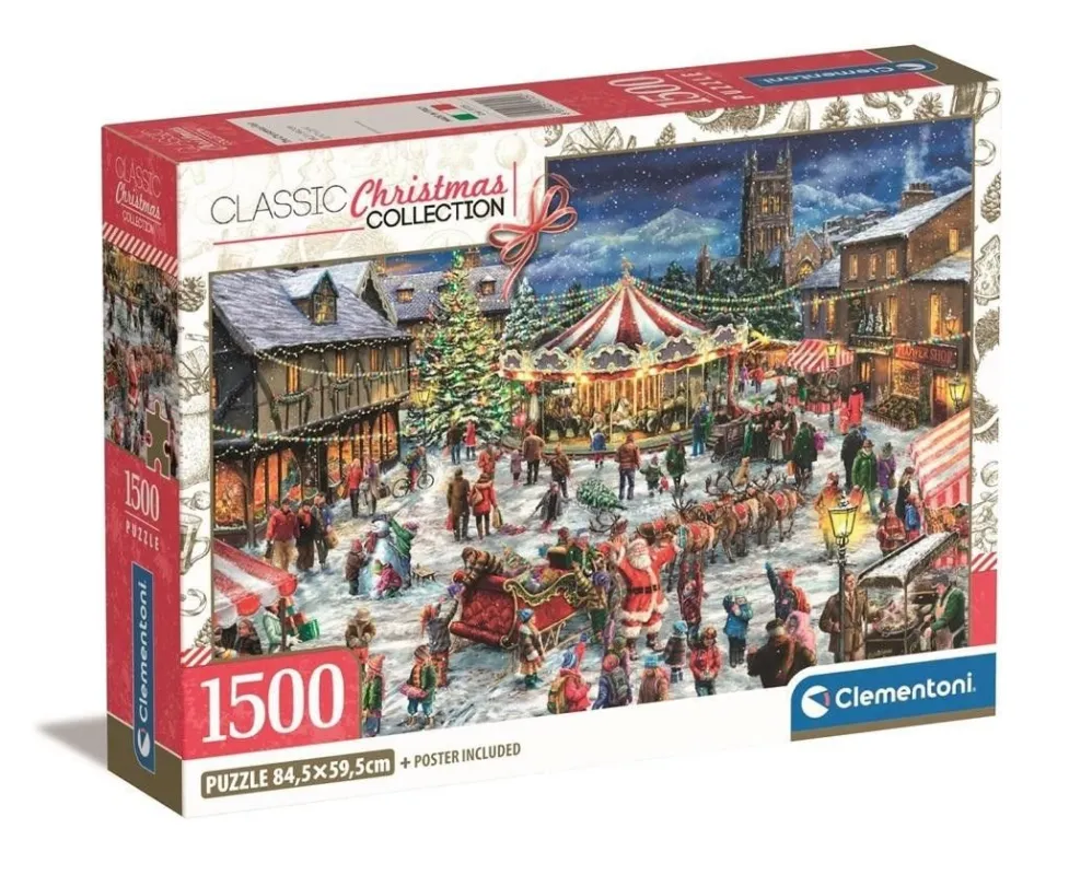 Karácsonyi Fair 1500 db-os puzzle Clementoni Ajánlat