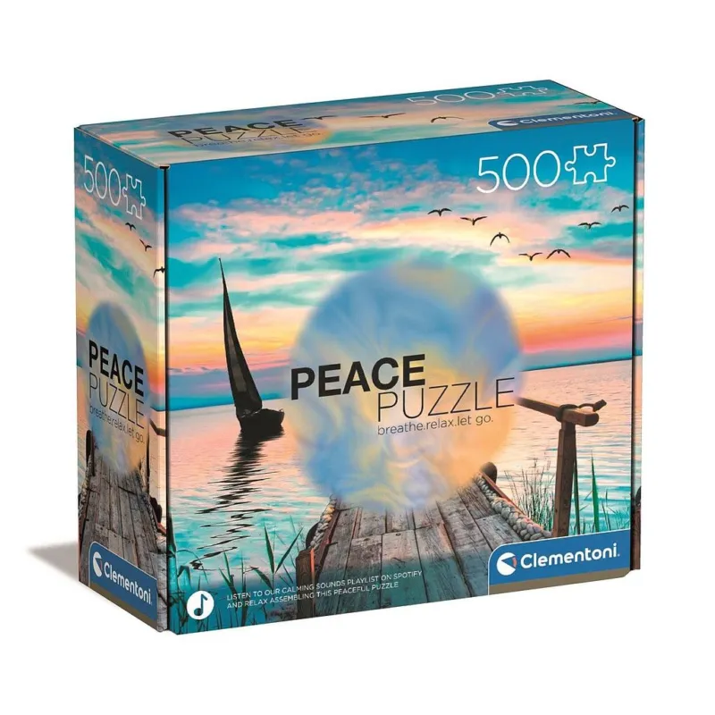 Móló Peaceful 500 db-os Peace puzzle Clementoni Árengedmény