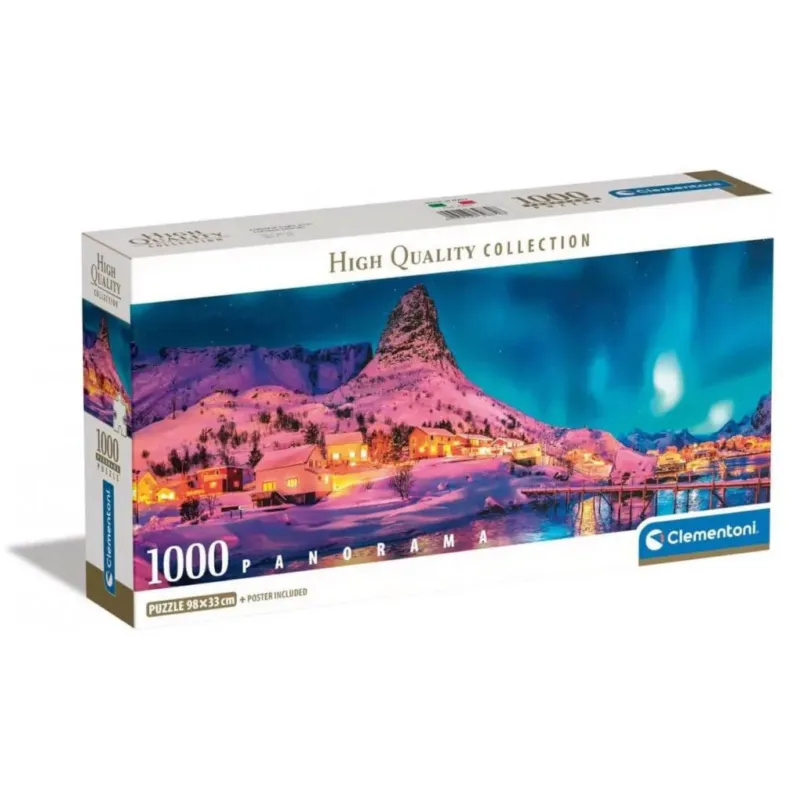 Expressz szállítás Norvégia Lofoten 1000 db-os panorama puzzle Clementoni