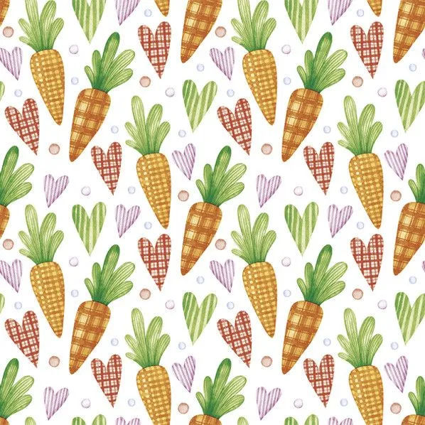 Outlet Húsvét Sweet Carrots szalvéta 20 db-os 25x25 cm
