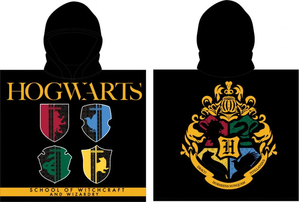 Harry Potter Hogwarts strand törölköző poncsó 55x110cm (Fast Dry) Prémium