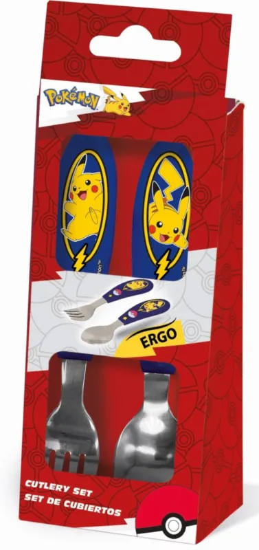 Pokémon Lightning fém ergo evőeszköz készlet - 2 darabos Bestseller