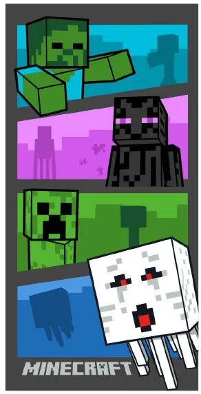 Minecraft Adventure Time fürdőlepedő, strand törölköző 70x140cm Ajánlat