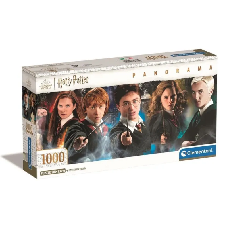 Harry Potter Contrast 1000 db-os panorama puzzle Clementoni Legkelendőbb