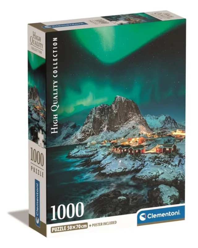 Gyors kiszállítás Norvégia Lofoten 1000 db-os Compact puzzle Clementoni