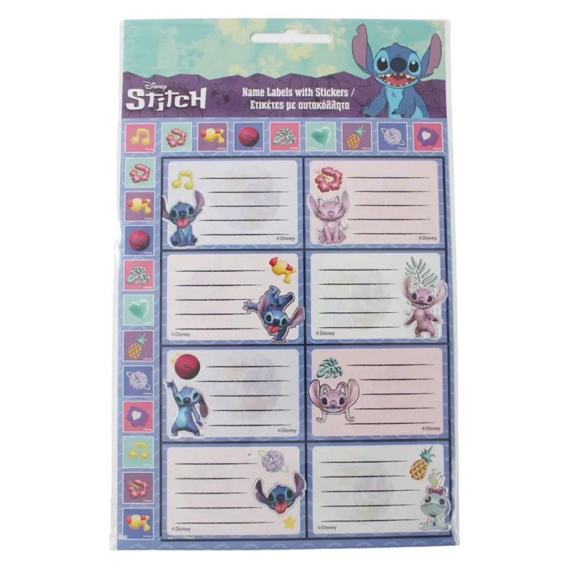 Expressz szállítás Disney Lilo és Stitch, A csillagkutya Aliens füzetcímke matricával 16 db-os