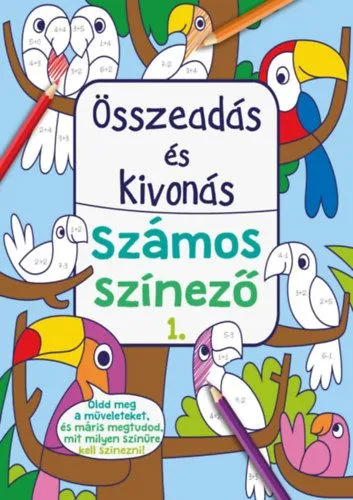Összeadás és kivonás - Számos színező 1. Szezonális akció