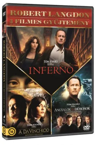 Exkluzív ajánlat Robert Langdon 3 filmes gyűjtemény (Da Vinci-kód bővített változat, Angyalok és démonok bővített változat, Inferno) - DVD